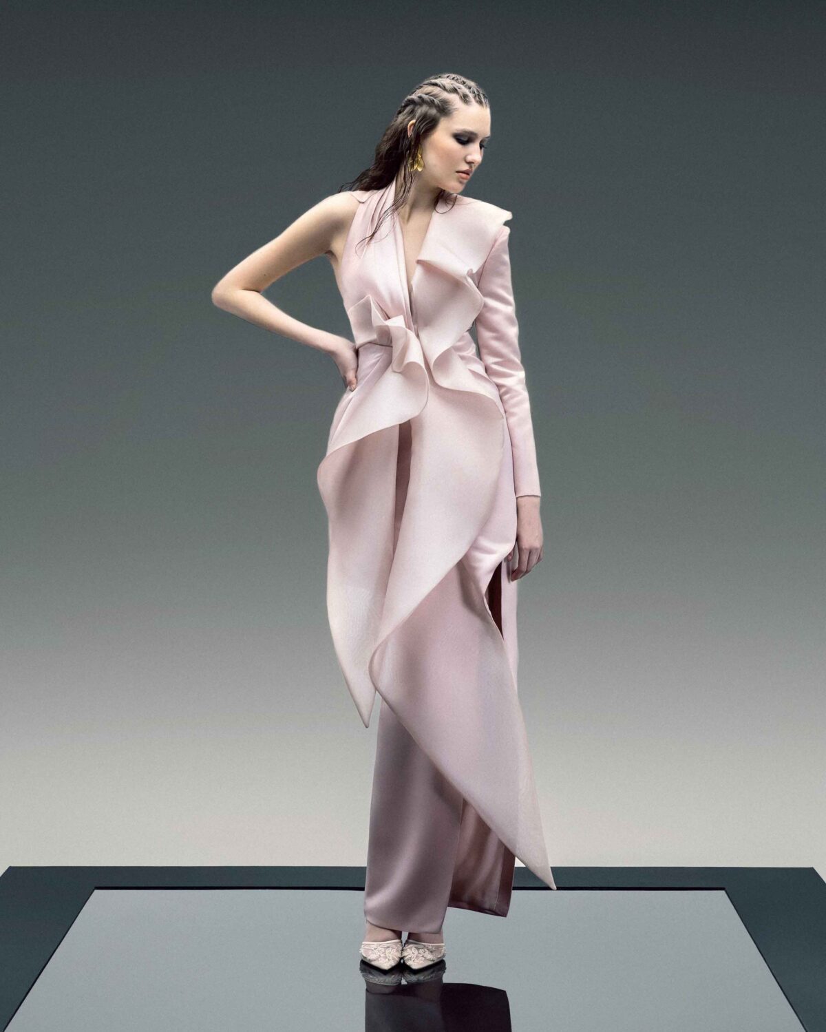 Luxurious Razmir High-Slit Maxi Skirt