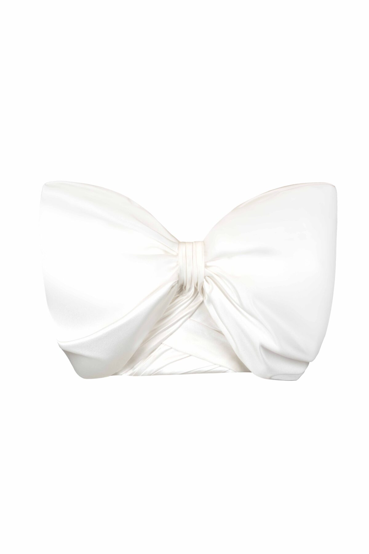 Oversized Bow Off-White Corset