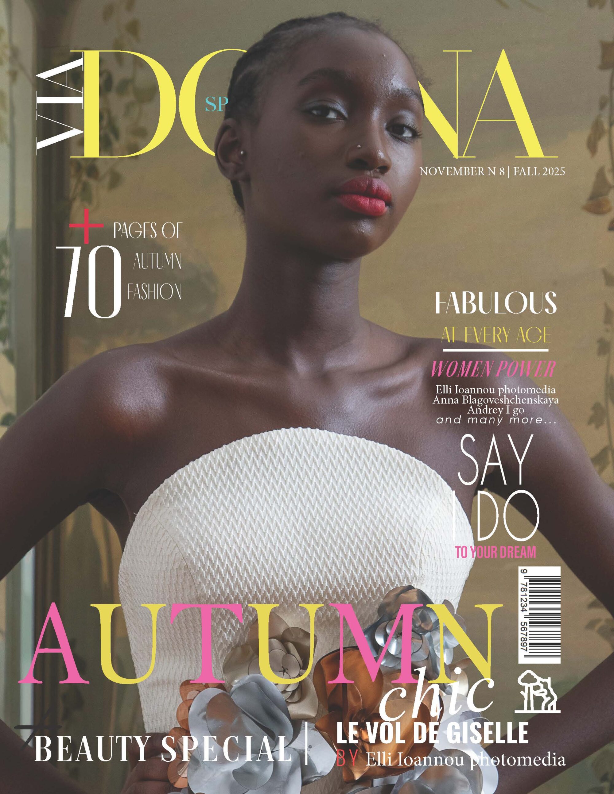 OFFSET featured in “Le Vol de Giselle” fashion editorial shoot - by Via Donna Magazine Spain