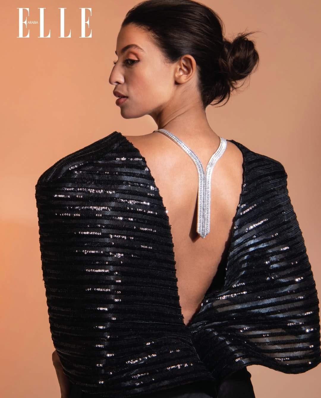 Salwa Rthe ELLE Arabia photoshoot published on December 2025.