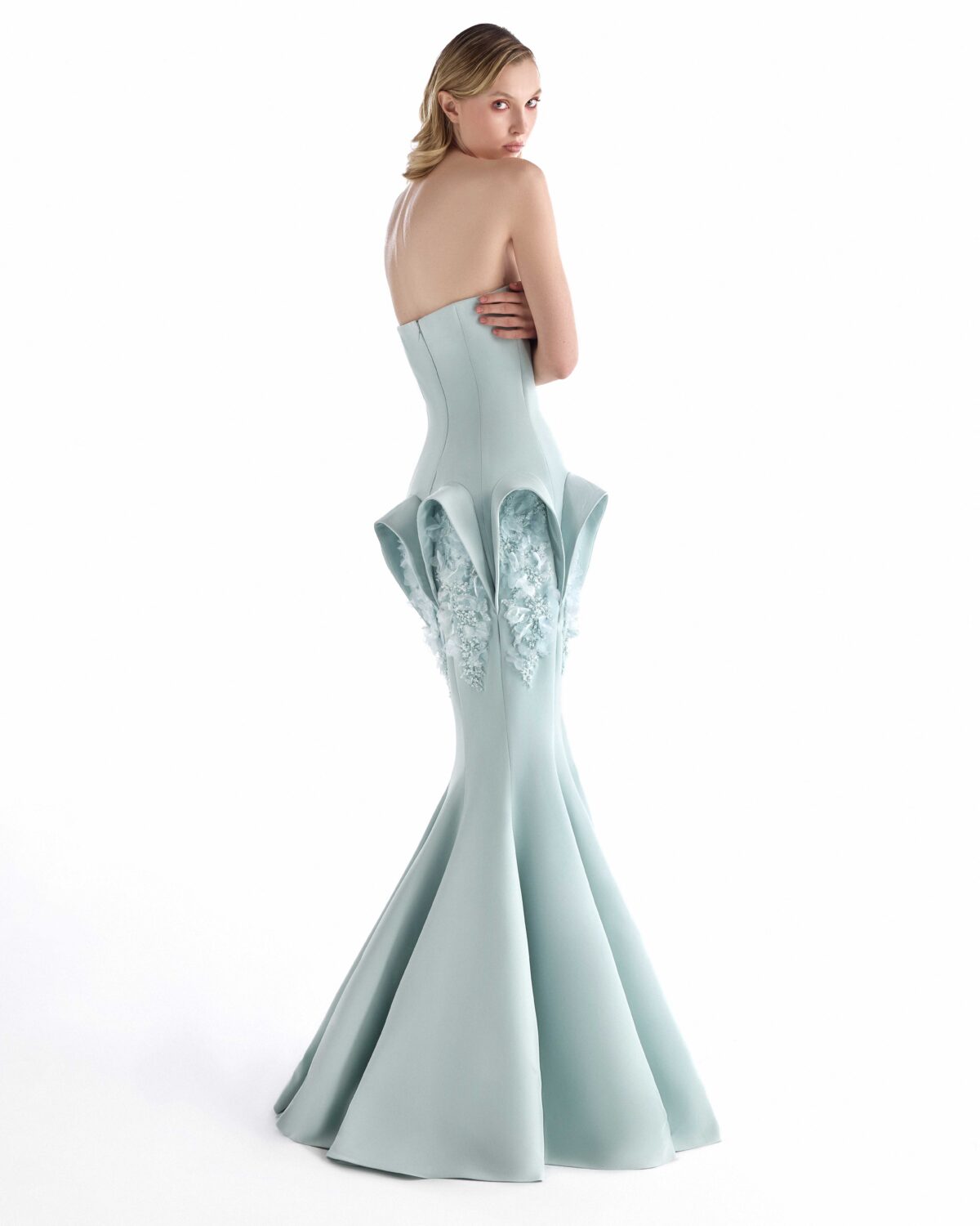 ?clat de Fleur, Mint Mermaid Gown